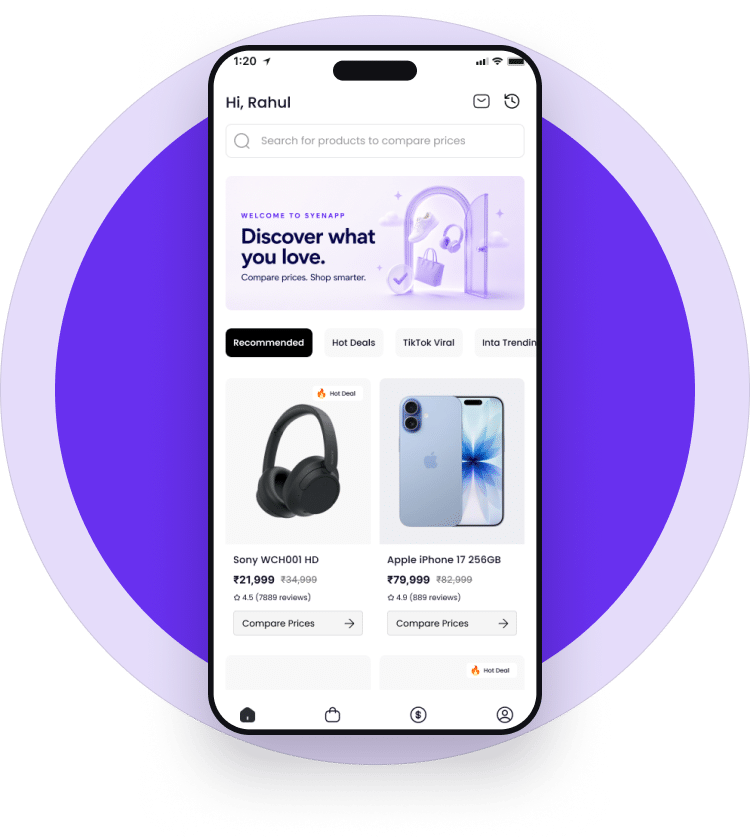 Discover screen